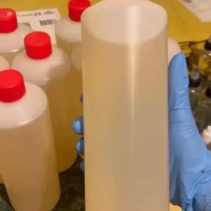 Educational illustration showing the health effects and risks associated with liquid meth use.
